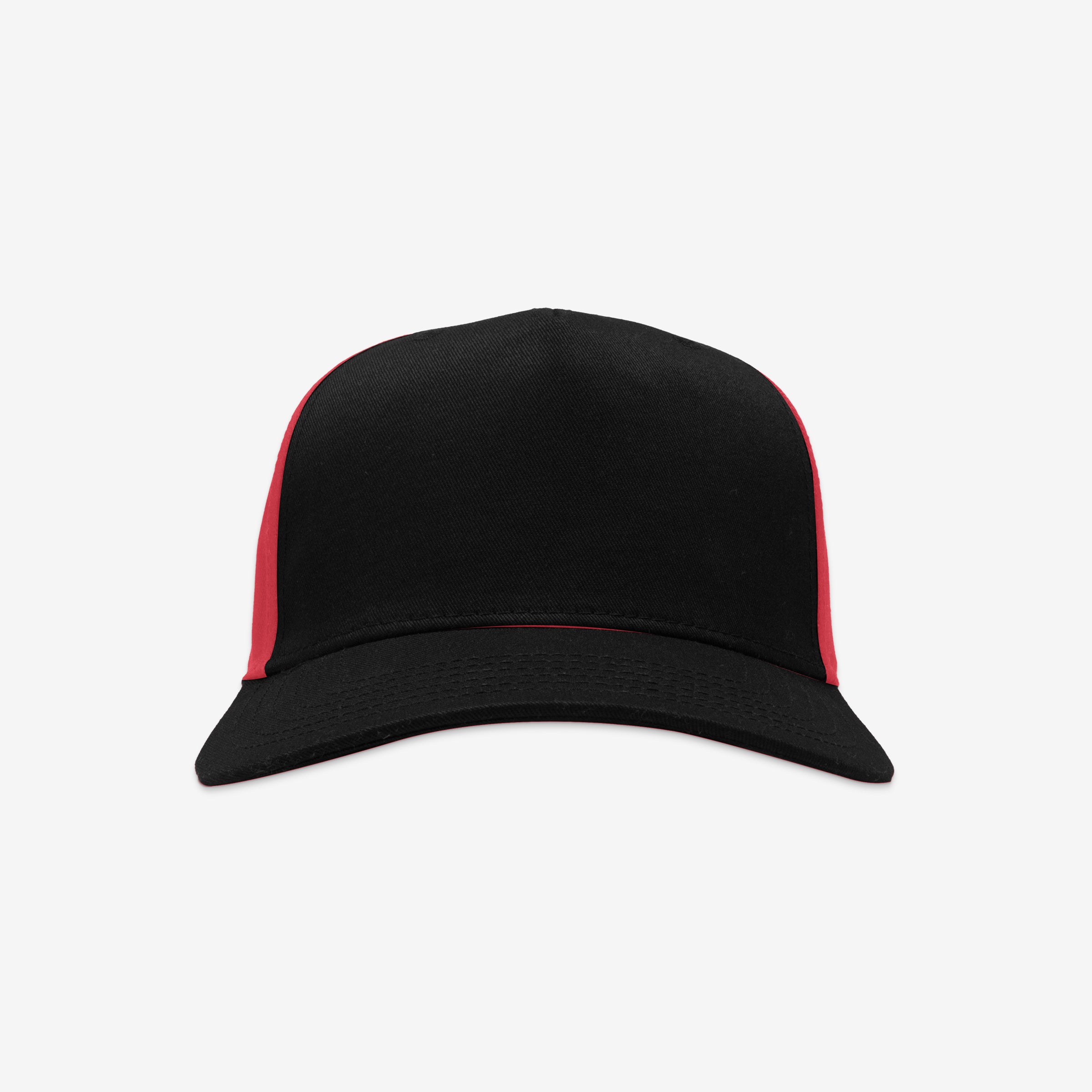 Men Red Fitted Cap